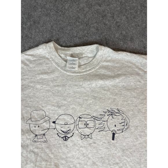 Vintage Im Bringing Nerdy Back Shirt Mens Small Gray Crewneck Graphic Retro Tee - Picture 2 of 8